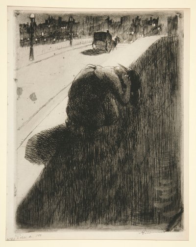 Le Suicide door Albert Besnard