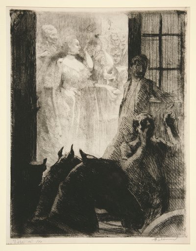 Le Triomphe mondain door Albert Besnard