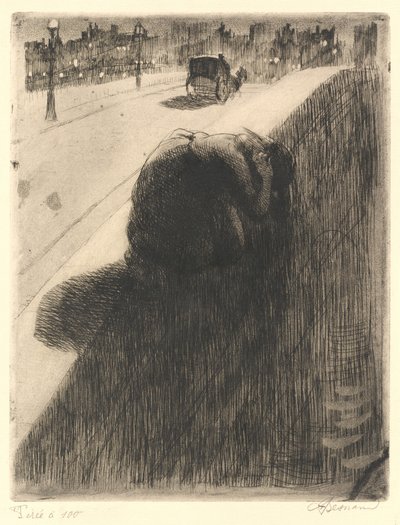 De Zelfmoord door Albert Besnard