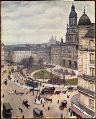 Place de la Trinité door Albert Marquet