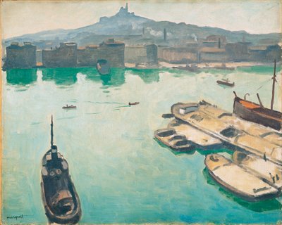 Haven van Marseille door Albert Marquet