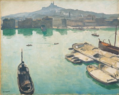 Haven van Marseille door Albert Marquet