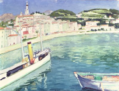 Haven van Menton door Albert Marquet