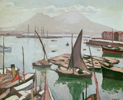 De Haven van Napels door Albert Marquet