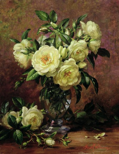 Witte Rozen, een Geschenk uit het Hart door Albert Williams