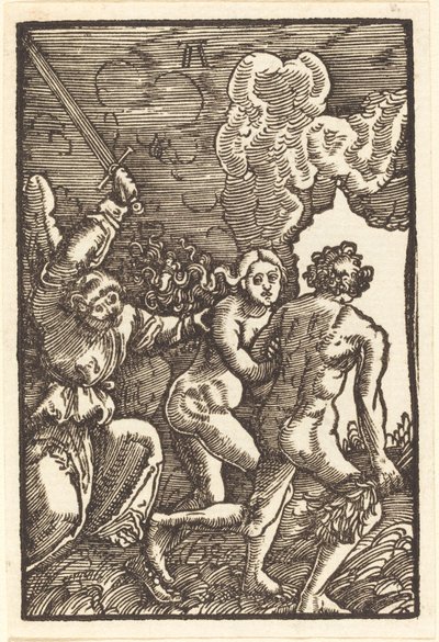 Verdrijving uit het Paradijs door Albrecht Altdorfer