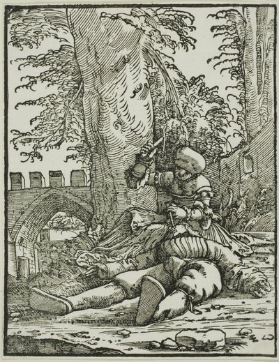 Jael en Sisera door Albrecht Altdorfer