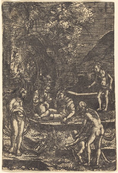 Het Oordeel van Paris door Albrecht Altdorfer