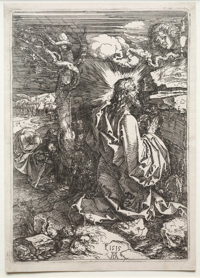 Christus op de Olijfberg door Albrecht Dürer