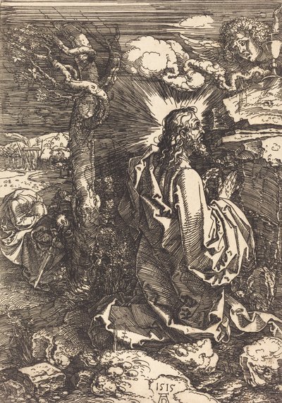 Christus op de Olijfberg, 1515 door Albrecht Dürer