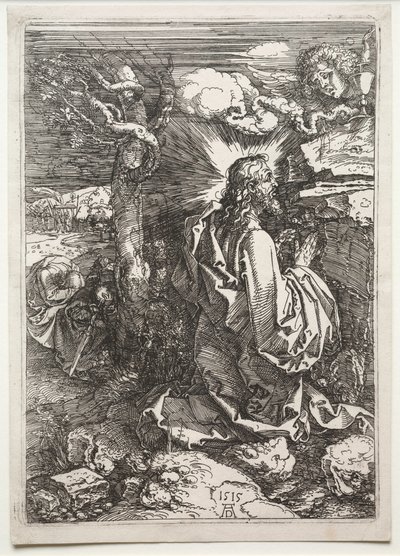 Christus op de Olijfberg, 1515 door Albrecht Dürer