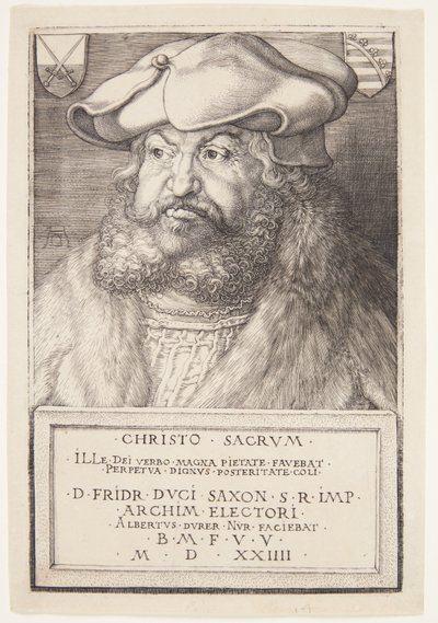 Frederik de Wijze, keurvorst van Saksen door Albrecht Dürer