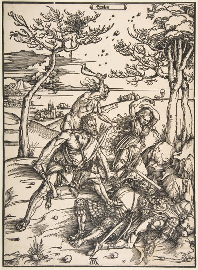 Hercules en Cacus door Albrecht Dürer