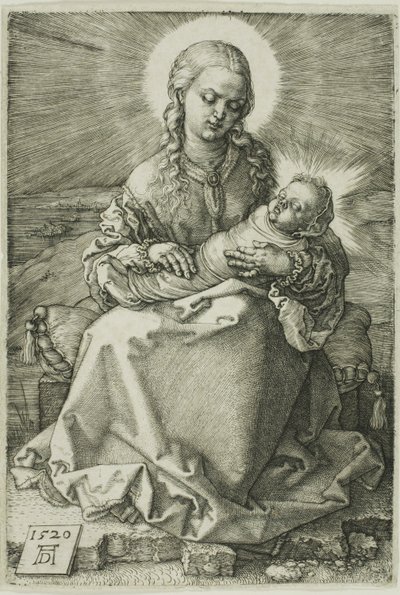 Madonna met het ingebakerde kind door Albrecht Dürer