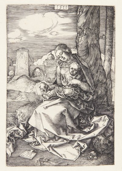 Madonna met de peer door Albrecht Dürer