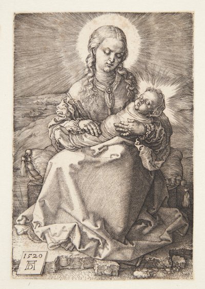 Madonna met het ingebakerde kind door Albrecht Dürer