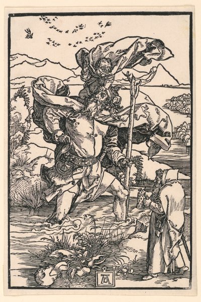 Sint Christoffel door Albrecht Dürer