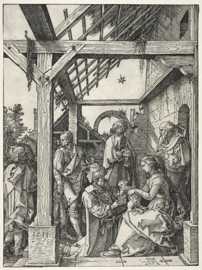 De aanbidding der wijzen door Albrecht Dürer