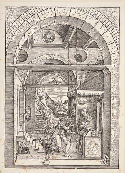 De annunciatie door Albrecht Dürer