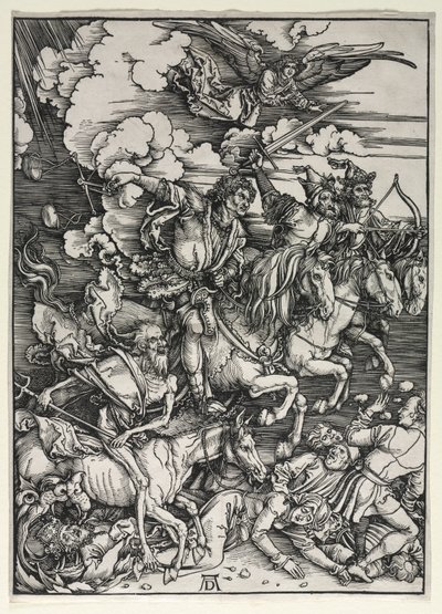 De Vier Ruiters, uit De Apocalyps door Albrecht Dürer