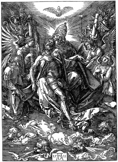 De Heilige Drie-eenheid, 1511, 1936 door Albrecht Dürer