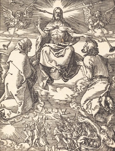 Het laatste oordeel, waarschijnlijk ca. 1509-1510 door Albrecht Dürer