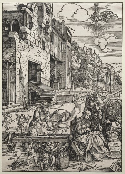 De Rust in Egypte door Albrecht Dürer