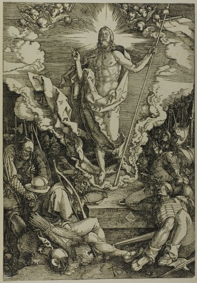 De Opstanding, uit De Grote Passie door Albrecht Dürer