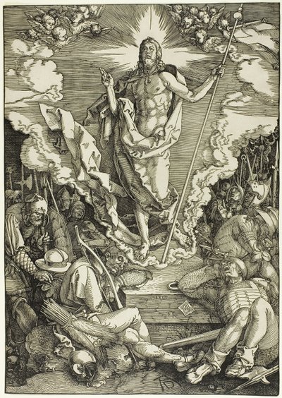 De Opstanding, uit De Grote Passie door Albrecht Dürer