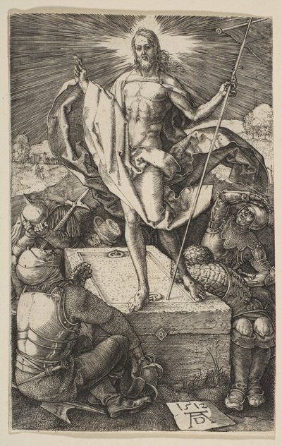 De Opstanding, uit De Passie, 1512 door Albrecht Dürer