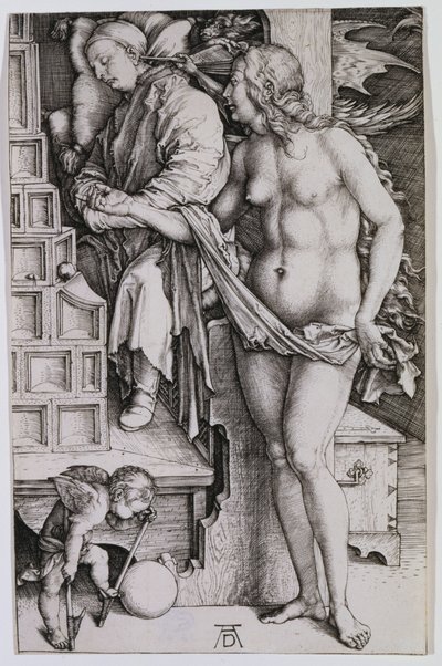 De verleiding van de luiaard door Albrecht Dürer