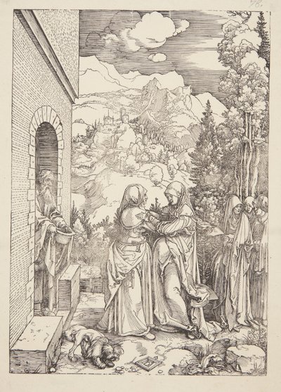 De Visitatie door Albrecht Dürer