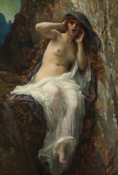 Echo, 1874 door Alexandre Cabanel