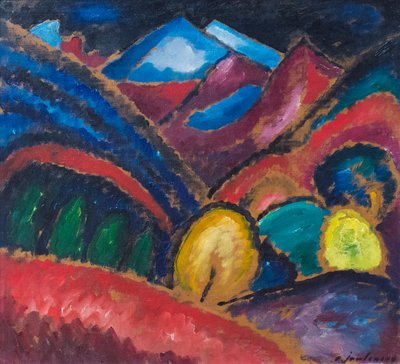 Murnau door Alexej von Jawlensky