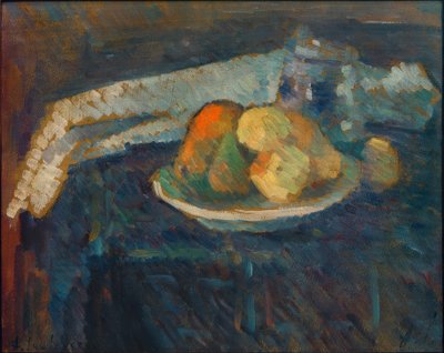 Stilleven met servet door Alexej von Jawlensky