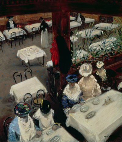 In een café, 1905 door Alfred Henry Maurer