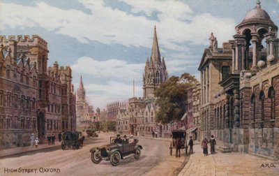 Hoogstraat, Oxford door Alfred Robert Quinton