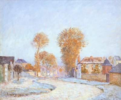 Eerste vorst, 1876 door Alfred Sisley