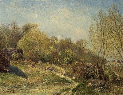 Landschap door Alfred Sisley