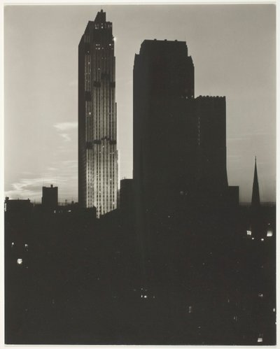 New York vanaf de Shelton door Alfred Stieglitz