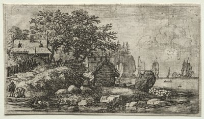 Landschap met Twee Lege Boten door Allart van Everdingen