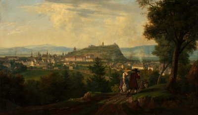 Graz met Schlossberg door Alois von Saar