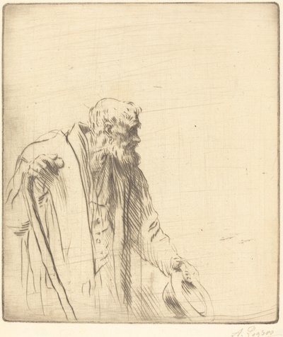 Bedelaar door Alphonse Legros