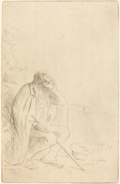 Dagdroom (Le reveur) door Alphonse Legros