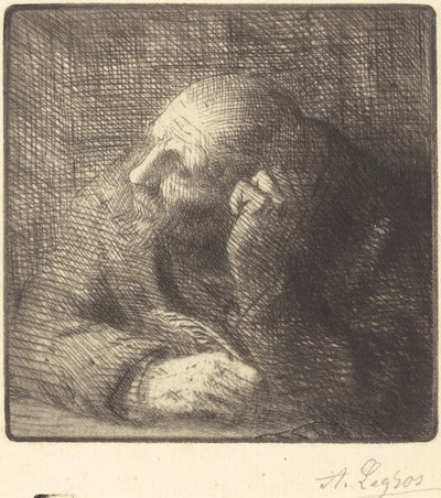 Meditatie door Alphonse Legros