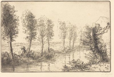 Bij de molen door Alphonse Legros