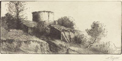 Duiventoren door Alphonse Legros