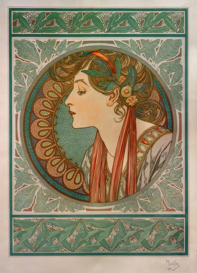 Laurier door Alphonse Mucha