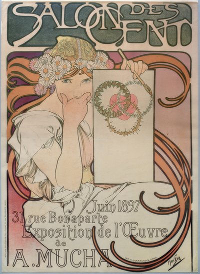 Salon des Cent door Alphonse Mucha