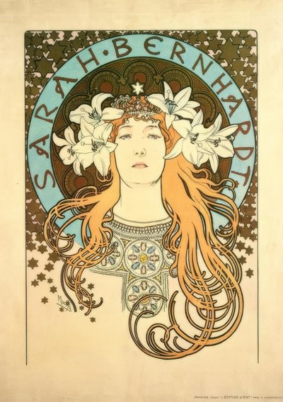 Sarah Bernhardt door Alphonse Mucha